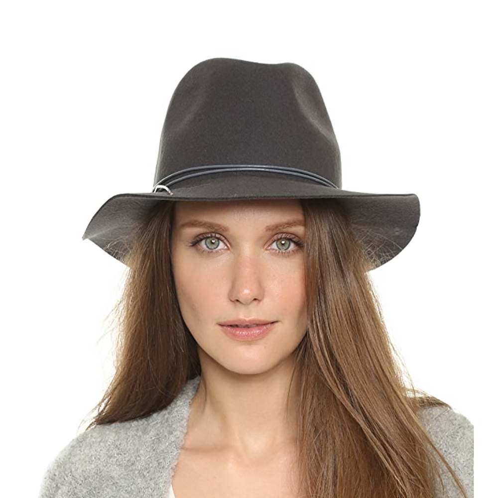 Hatattack 🧿 100% wool felt hat with leather strap